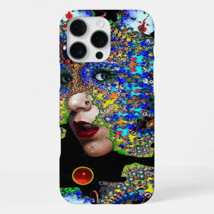 EPHEMERAL/ WOMAN WITH COLORFUL FRACTAL MASK iPhone 16 PRO MAX CASE