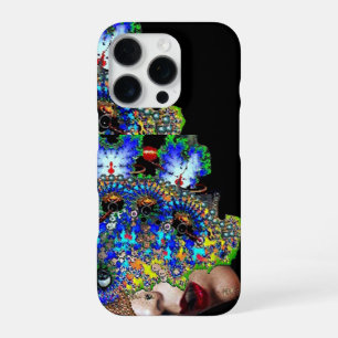 EPHEMERAL/ WOMAN WITH COLORFUL FRACTAL MASK iPhone 16 PRO CASE