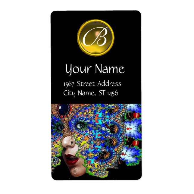 EPHEMERAL YELLOW TOPAZ MONOGRAM Black (Front)