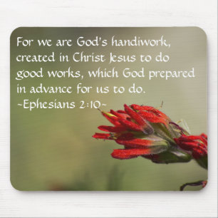 Ephesians 2:10 mouse pad