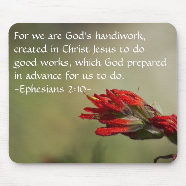 Ephesians 2:10 mouse pad (Front)