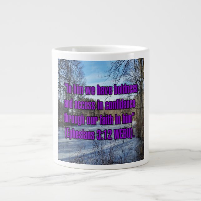 Ephesians 3:12 WEBU Mug (Front)