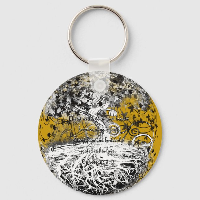 Ephesians 3:17 key ring (Front)
