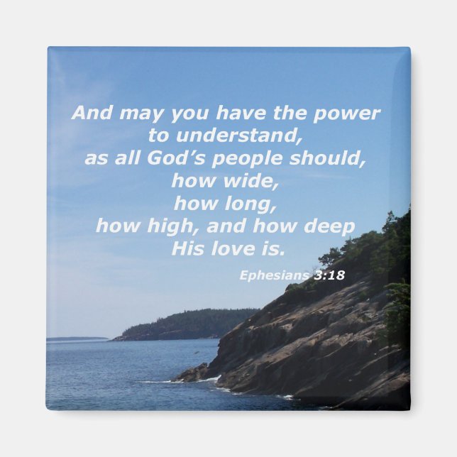 Ephesians 3:18 magnet (Front)