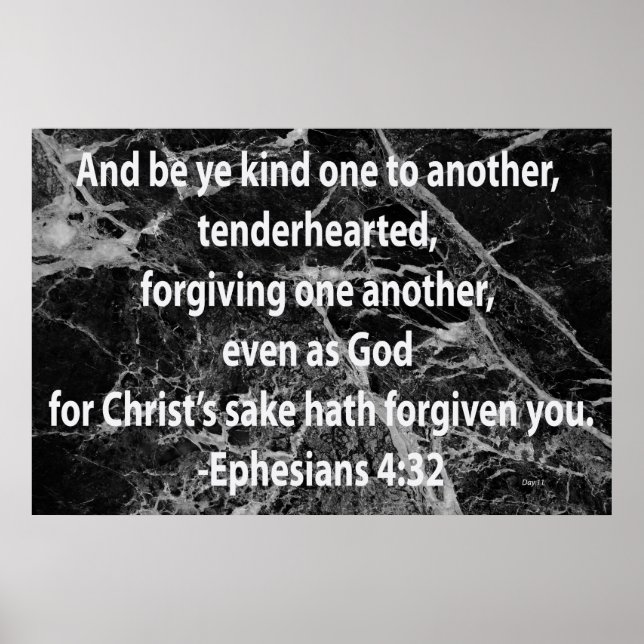 Ephesians 4:32 poster (Front)