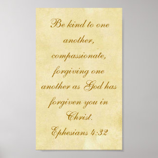 Ephesians 4:32 poster