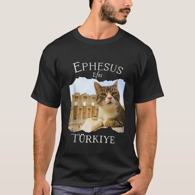 Ephesus Efes Turkey Ancient city of Ephesus with C T-Shirt (Front)