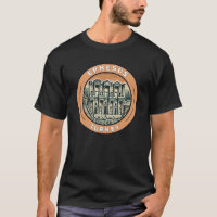 Ephesus Turkey Illustration Travel Art Badge