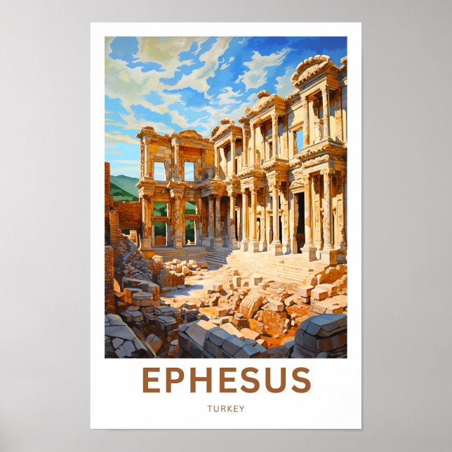 Ephesus Turkey Travel Print (Front)