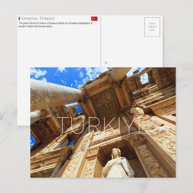 Ephesus, Türkiye Travel Postcard (Front/Back)