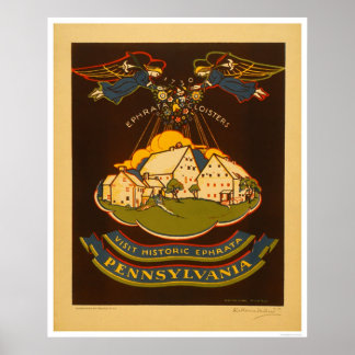 Ephrata Pennsylvania 1938 WPA Poster