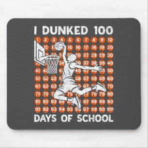 Epic 100 Basketball 100th Dunked Days Day School 1 Mouse Pad