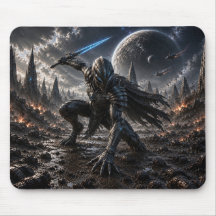 Epic Alien Knight in a Distant Galaxy