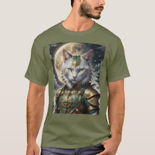 Epic Armoured Cat Warrior T-Shirt