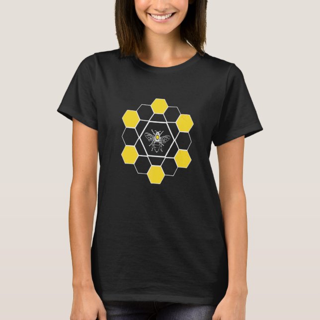 Epic Awesome Bee Comb Bee  Designs  Present T-Shirt (Front)