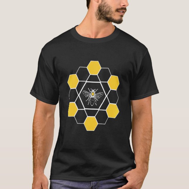 Epic Awesome Bee Comb Bee  Designs  Present T-Shirt (Front)