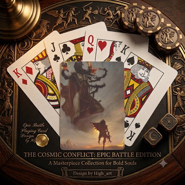 Epic Battle Playing Card Design (Creator Uploaded)
