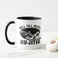 Epic Bjj Coffee Mug Grim Reaper Jiu-jitsu Armbar