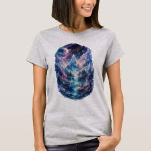 Epic Cosmic Fantasy World Art T-Shirt