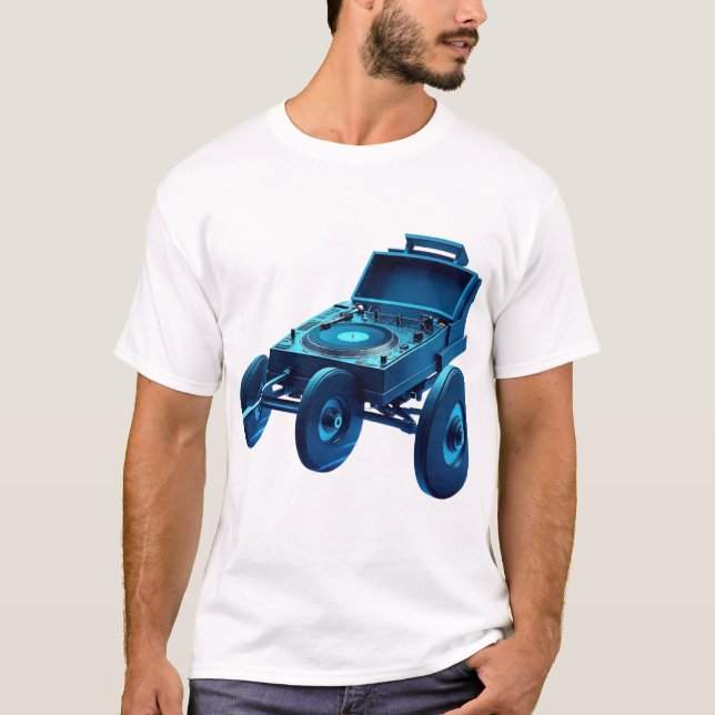 Epic DJ Chariot T-Shirt Design (Front)