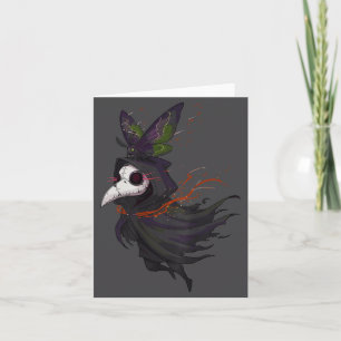 Epic Doctor Occult Face Plague Gothic Cottagecore  Card