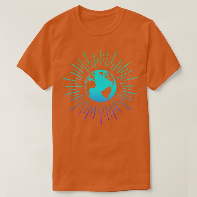 Epic Earth Drawing T-Shirt (Design Front)