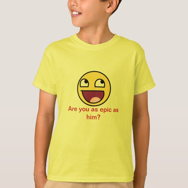 epic face hat T-Shirt (Front)