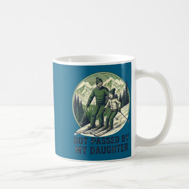 Epic Fun Passed Skiing Got Daughter Daughter Coffee Mug (Right)