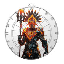 Epic Futuristic Warrior Dartboard