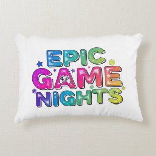 Epic Game Nights. Decorative Cushion