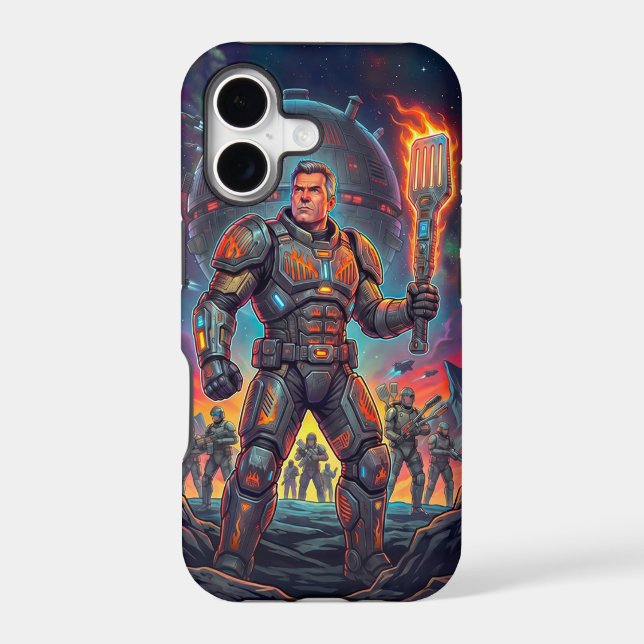 Epic Gamer Dad Space Opera Parody Armor (Back)