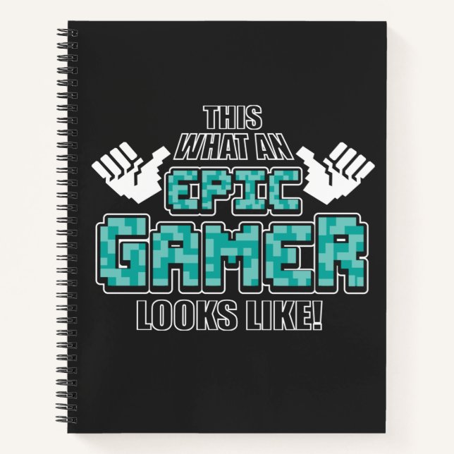 Epic Gamer Looks Like Notebook (Front)