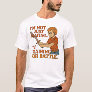 Epic Gamer Quote – Training for Battle T-Shirt