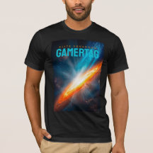 Epic Glowing Cyan Orange Spiral Galaxy Space