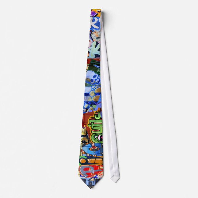 EPIC Graffiti Trains tie (Front)