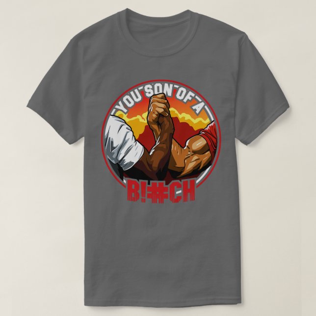 Epic Handshake Predator Pillow T-Shirt (Design Front)