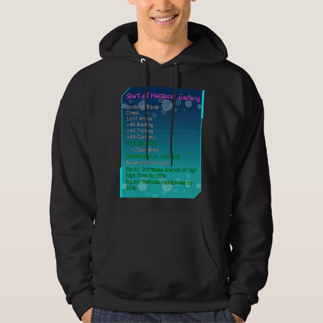 Epic Hardcore Gaming Stats Hoodie (Front)