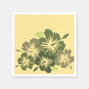 Epic Hibiscus Hawaiian Floral Napkin