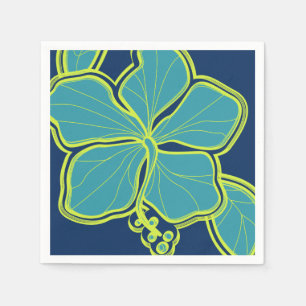 Epic Hibiscus Hawaiian Floral Napkin