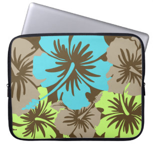 Epic Hibiscus Hawaiian Neoprene Wetsuit Laptop Sleeve
