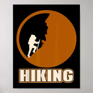 Epic Hiking Mountain Climbing Outdoor Adventure Tr Poster