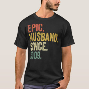 Epic Husband Since 2009 14 Years 14th Wedding Anni T-Shirt