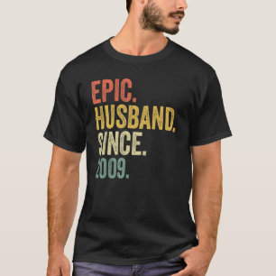 Epic Husband Since 2009 14 Years 14th Wedding Anni T-Shirt