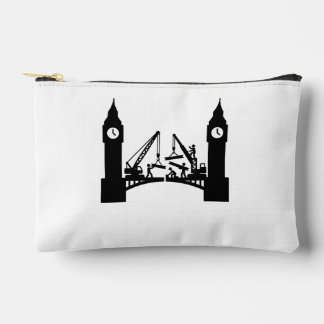 Epic london clock tower bridge construction accessory pouch