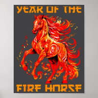 Epic lunar horse fire year yea new chinese happy