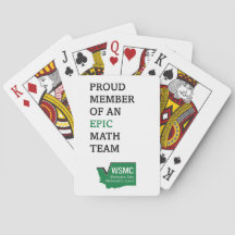 Epic Math Team Playing Cards