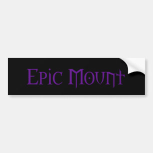 Epic Mount Bumper Sticker