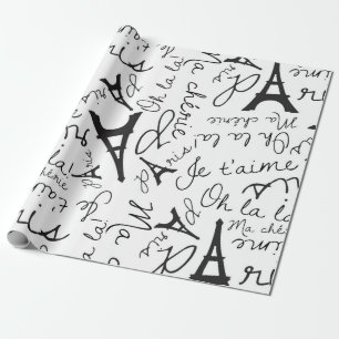 Epic Paris Eiffel Tower Wrapping Paper