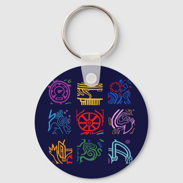 Epic Raver Key Ring (Front)