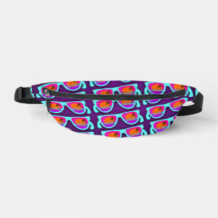 Epic Retro Sunset Sunglasses Fun Sunset Vibes Bum Bags